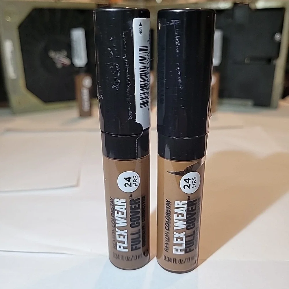 2 x Revlon ColorStay Flex Wear‎ Full Cover Concealer 078 TRUFFLE + 075 HAZELNUT